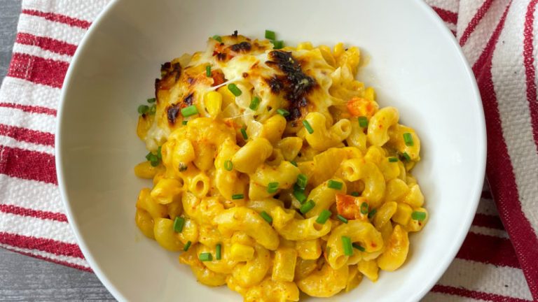 Easy Kimchi Macaroni & Corn Cheese