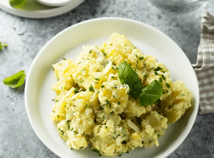 Japanese potato salad with Mentaiko