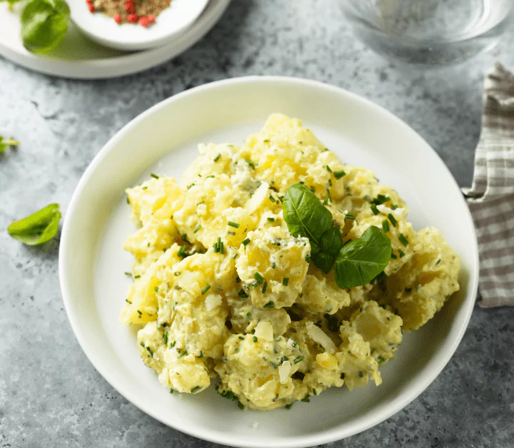 Yummy Japanese potato salad with Mentaiko