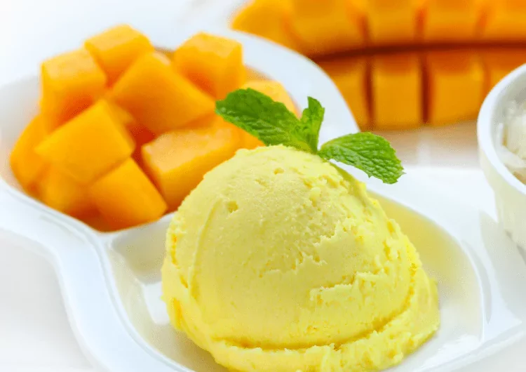 East Mango Sticky Rice Ice Cream Recipe