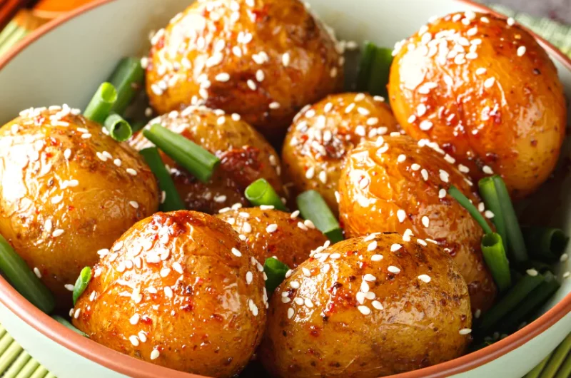 Korean Braised Potatoes (Gamja Jorim)