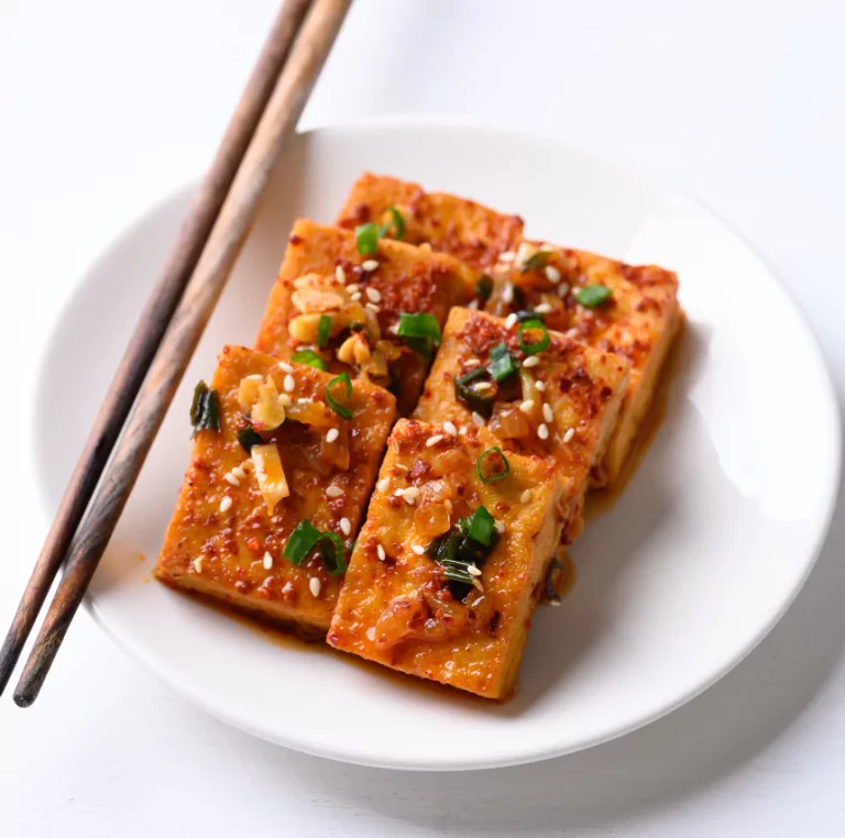Korean Spicy Braised Tofu (Dubu Jorim)