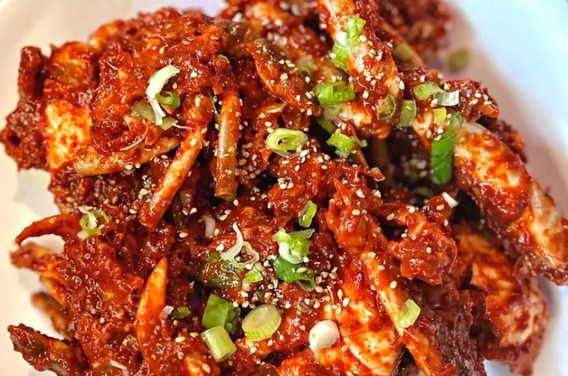 Spicy Raw Crab(Yangnyeom Gejang)
