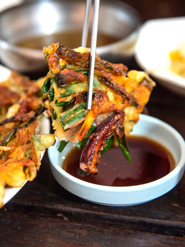 Easy Haemul Pajeon (Korean Seafood Pancake)