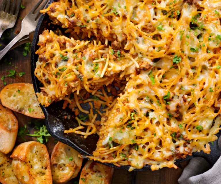 Adam Richman Spaghetti Pie Recipe