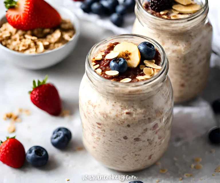 Quick and Easy Blended Overnight Oats