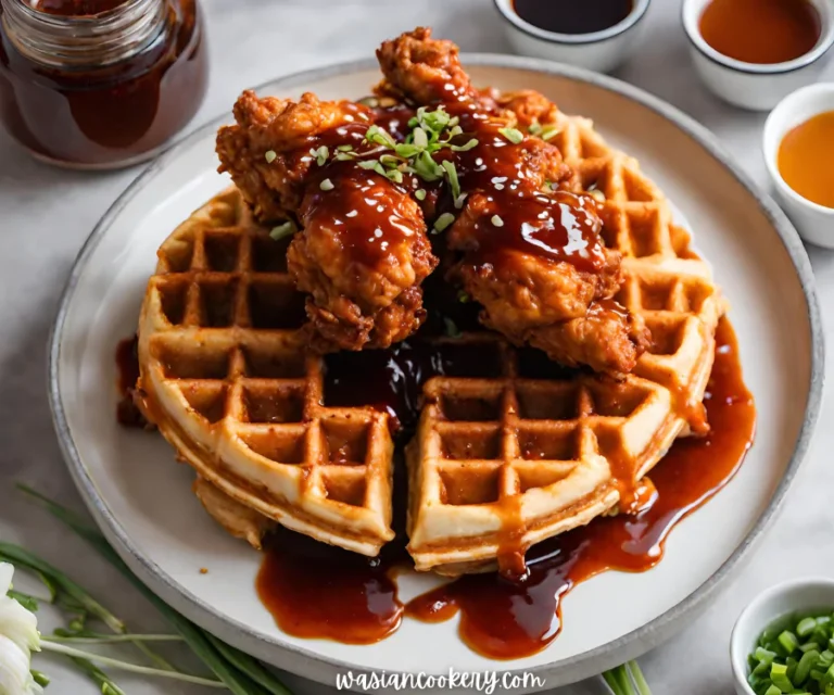 Easy Korean Chicken and Waffles Recipe