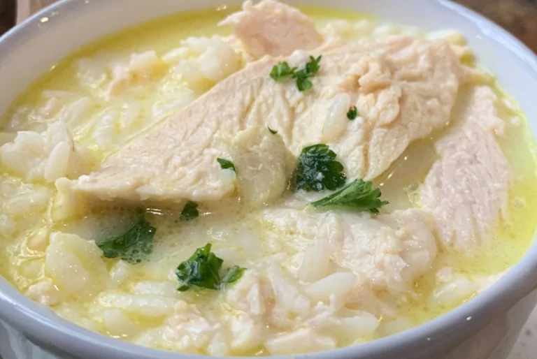 Demos Chicken and Rice Soup Recipe
