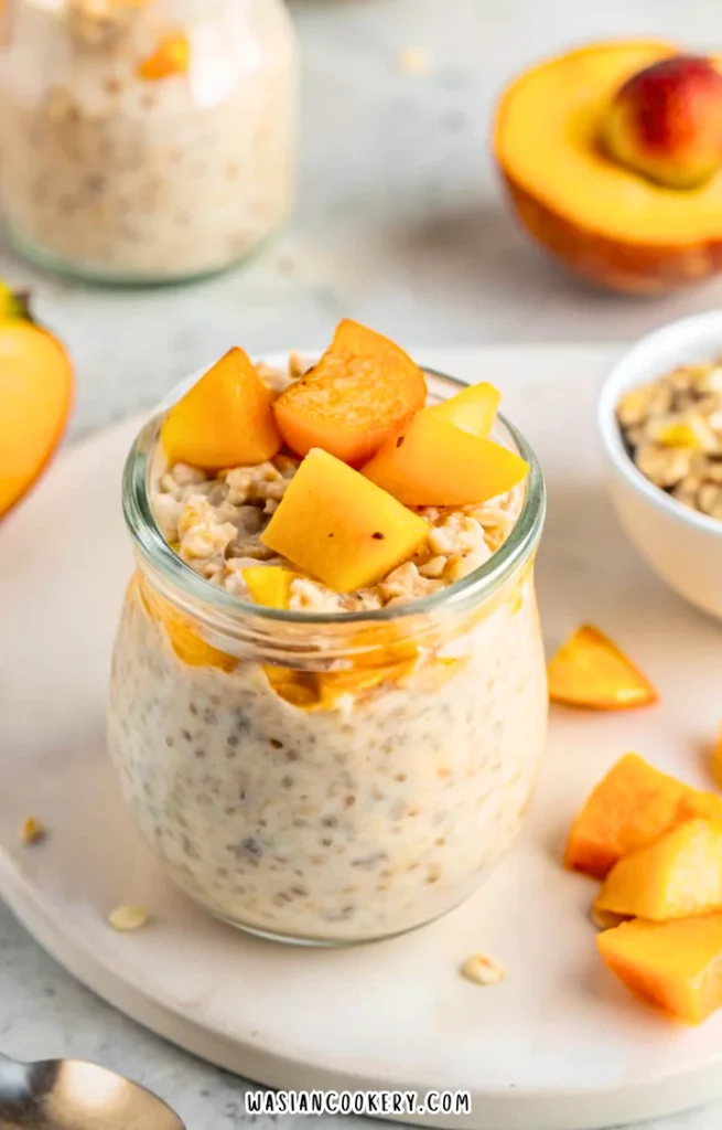 Peach Overnight Oats