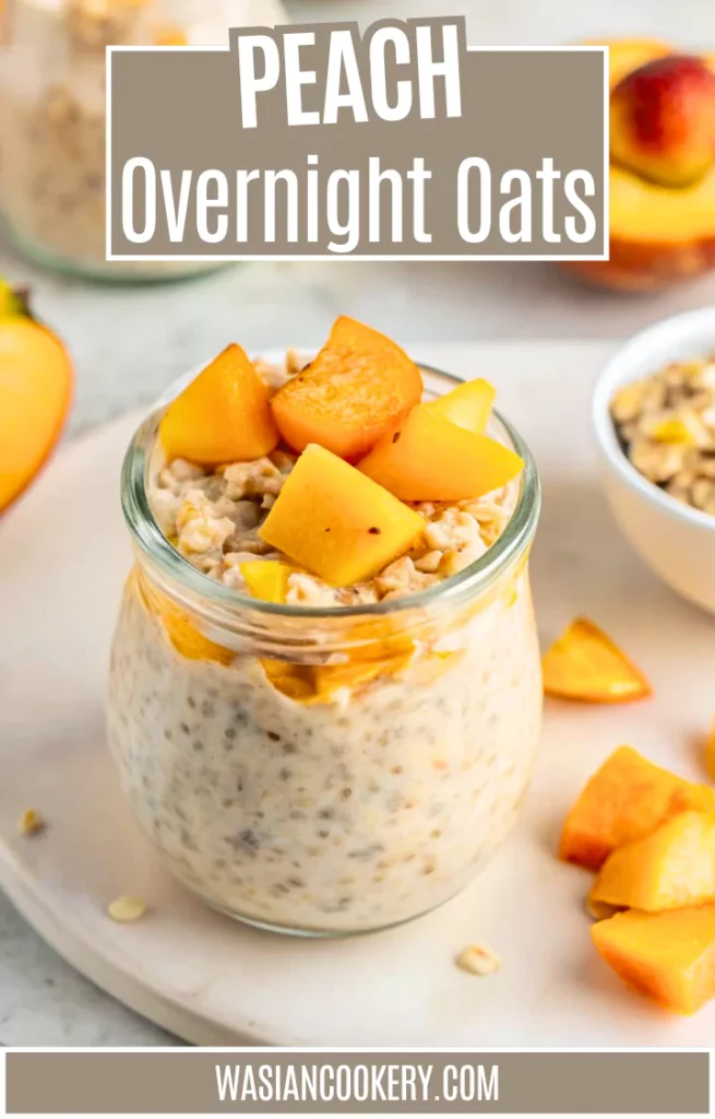 Peach Overnight Oats Recipe