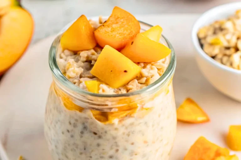 Peach Overnight Oats Recipe