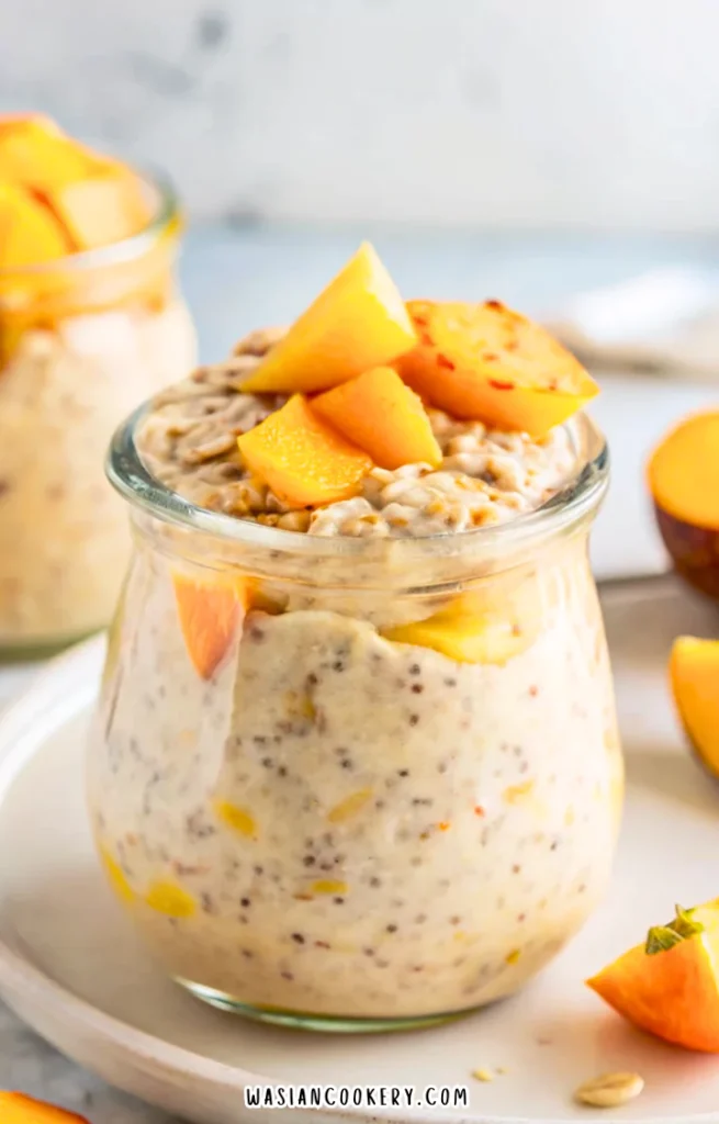 Peach Overnight Oats Recipe