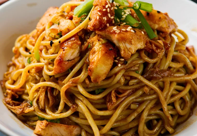 Chicken lo mein