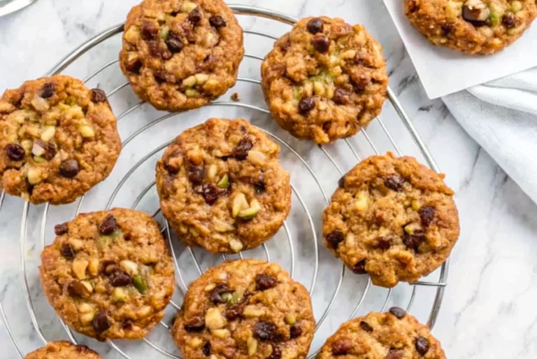 Zucchini Oatmeal Chocolate Chip Cookies