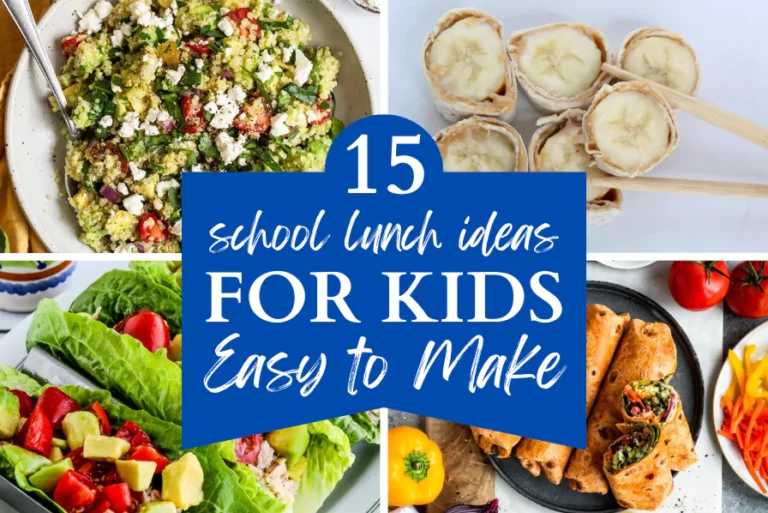 15 School Lunch Ideas For Kids