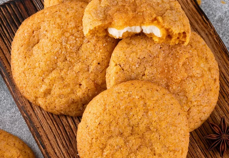 Pumpkin Snickerdoodle Cookies