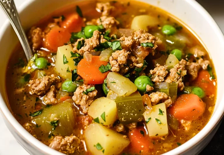 Ground Turkey Soup