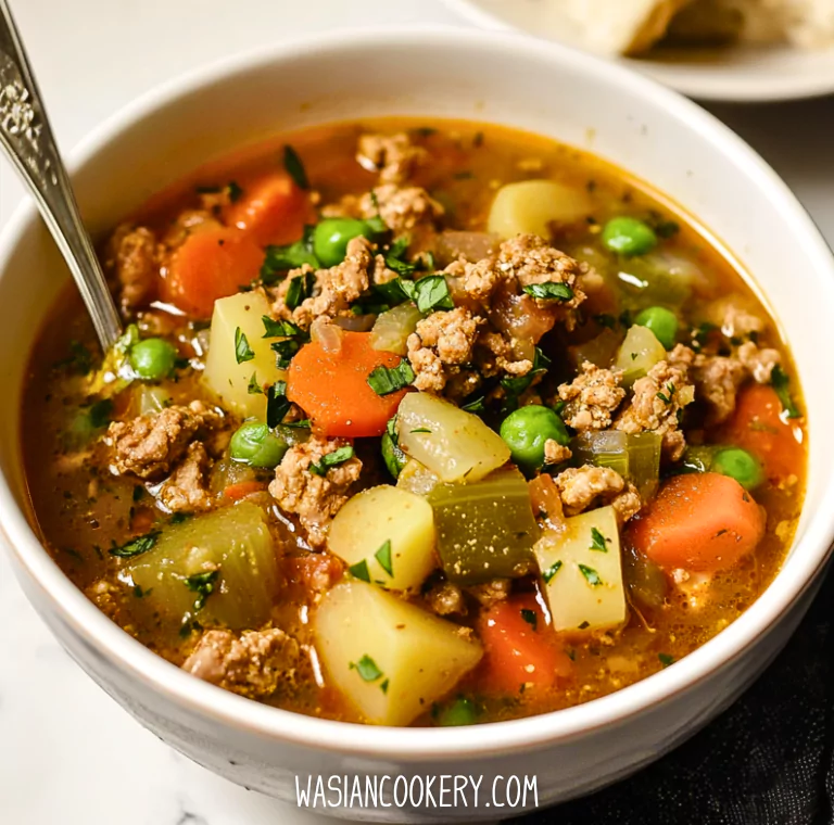 Easy Ground Turkey Soup Recipe