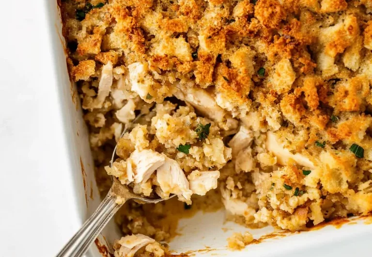 Chicken and Stuffing Casserole