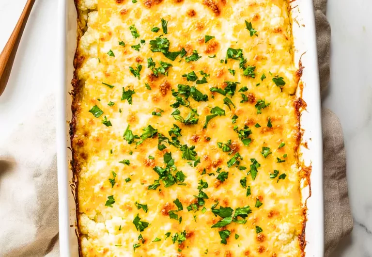 Cheesy Cauliflower Bake