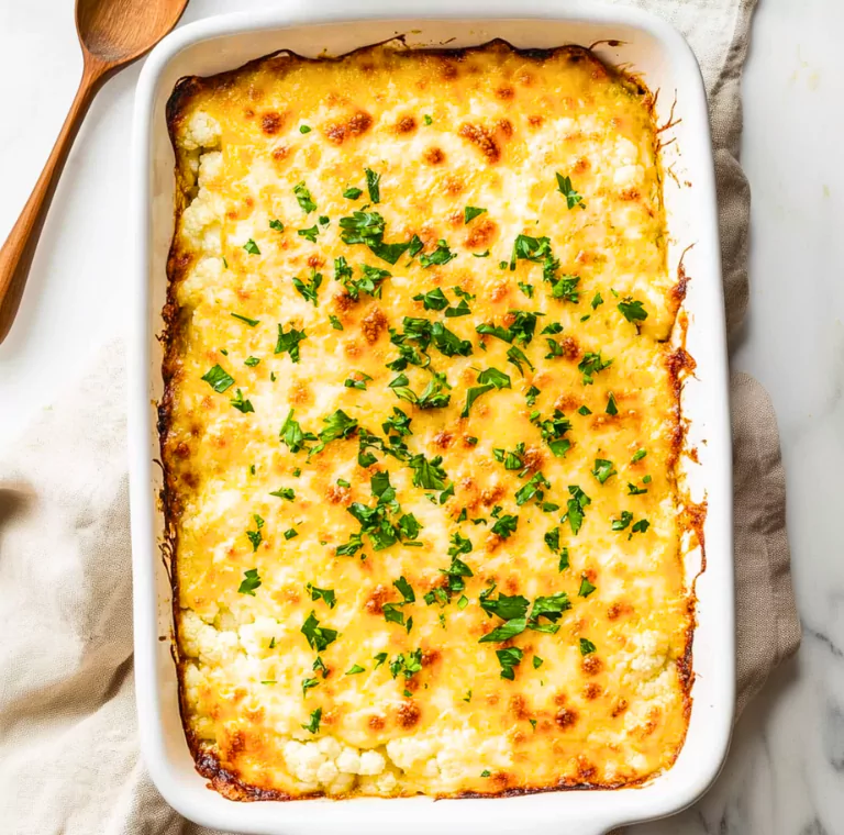 Cheesy Cauliflower Bake