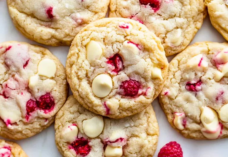 White Chocolate Raspberry Cookies