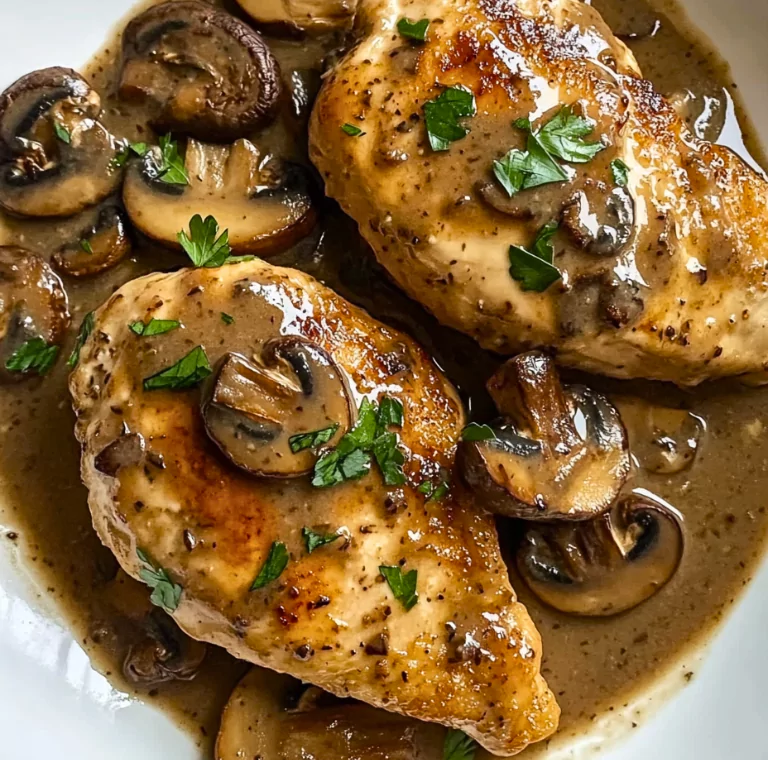 Chicken with Mushroom Gravy Recipe
