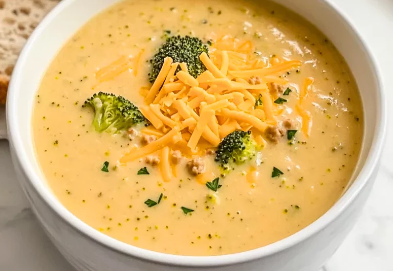 Crockpot Broccoli Cheddar Soup