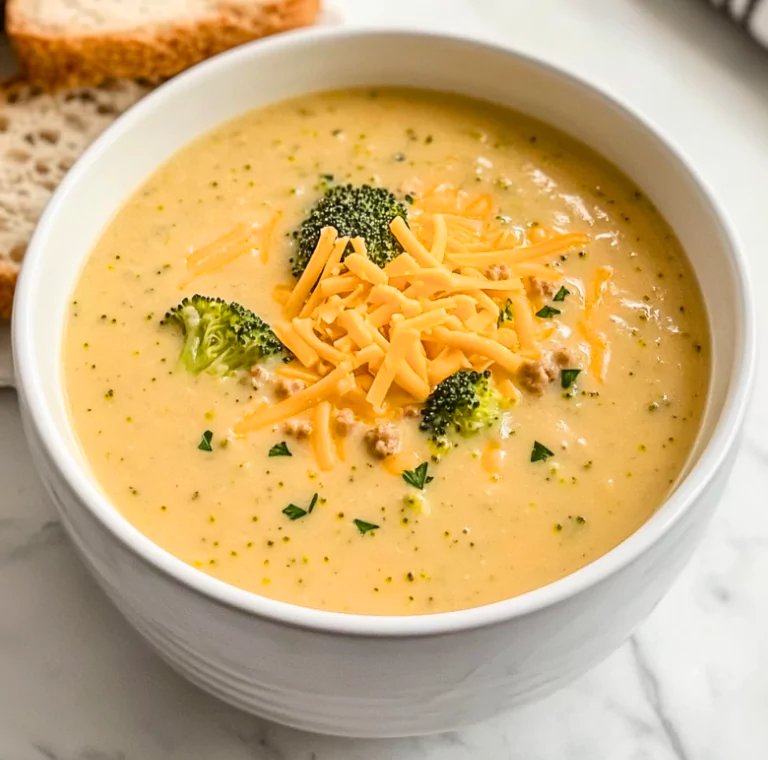 Crockpot Broccoli Cheddar Soup