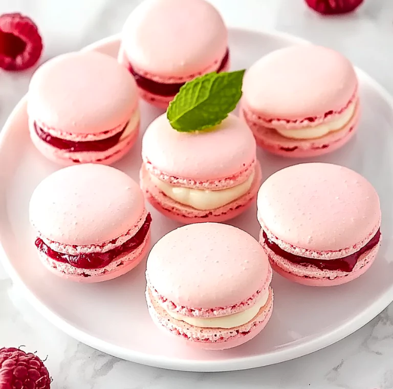 Raspberry Macarons Recipe