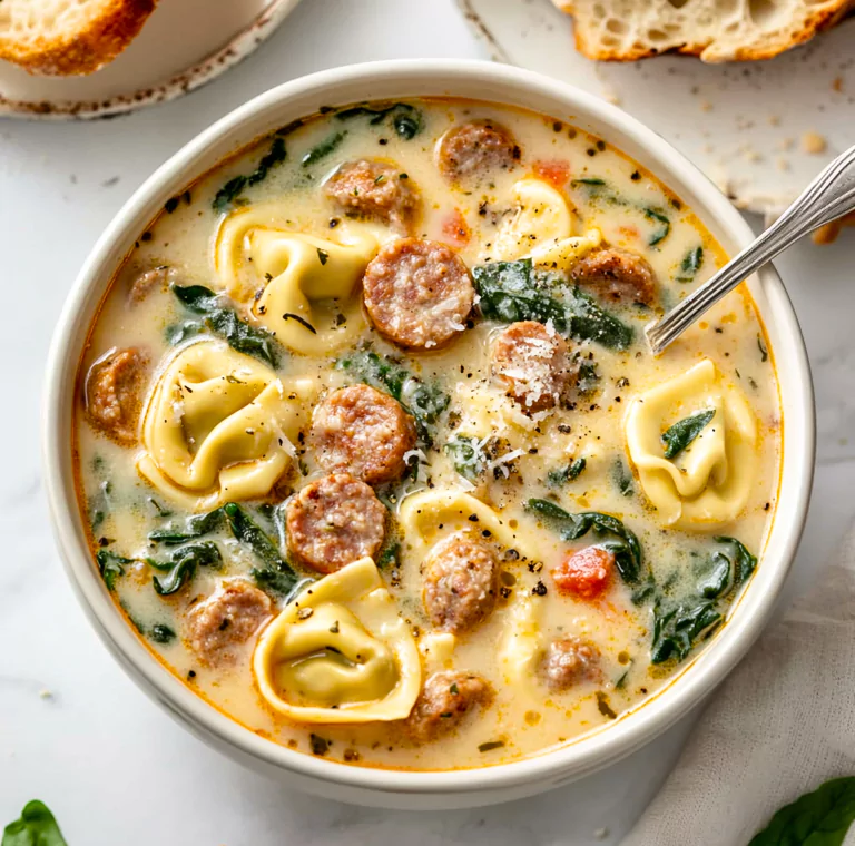 Sausage Tortellini Soup