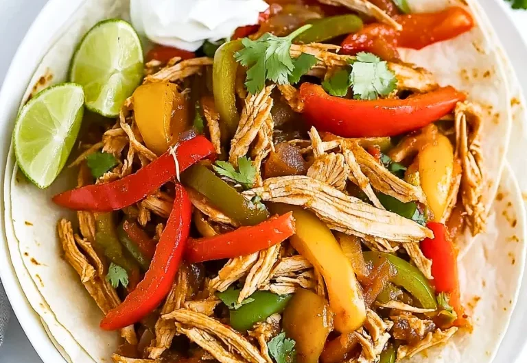 Crockpot Chicken Fajitas