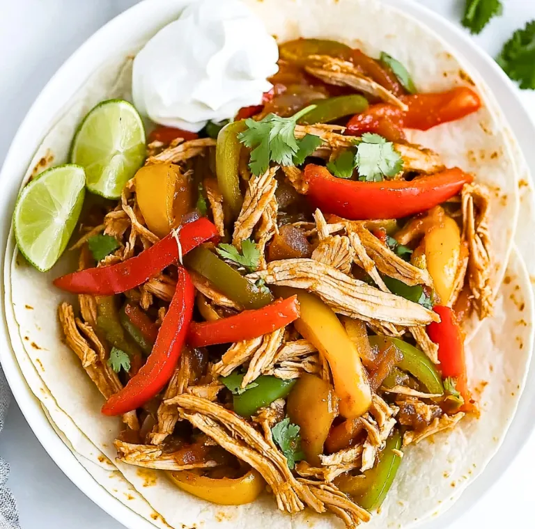 Crockpot Chicken Fajitas