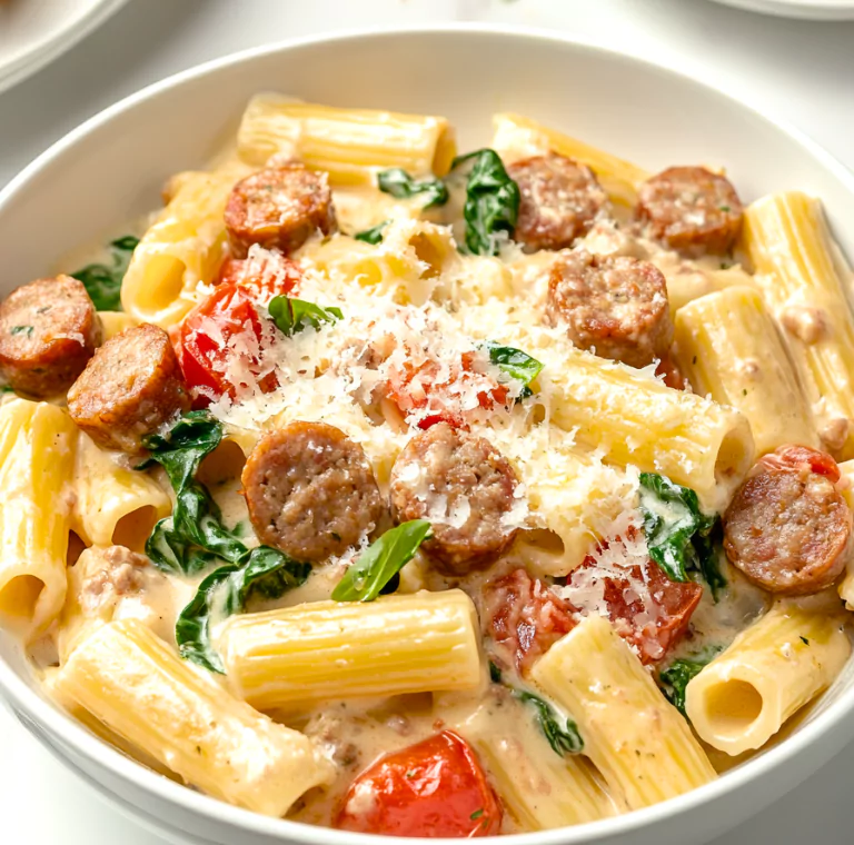 Creamy Sausage Rigatoni Recipe