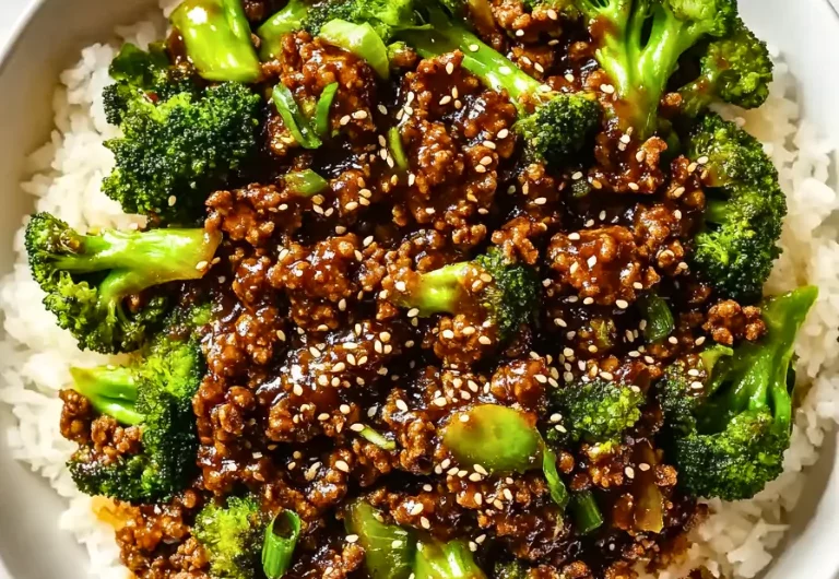 Ground Beef And Broccoli