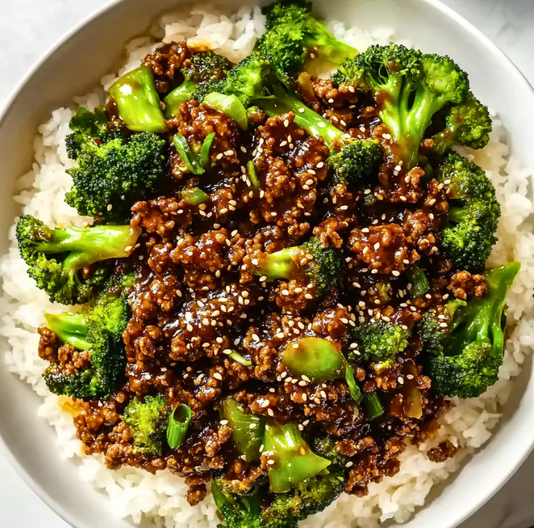 Ground Beef And Broccoli