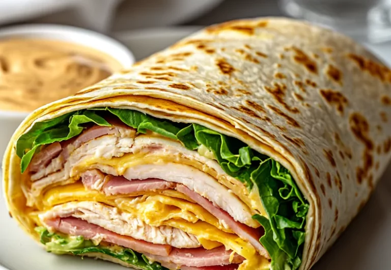 Chicken Cordon Bleu Wraps