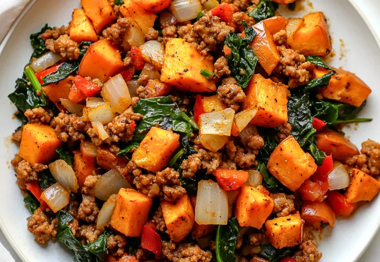 Ground Turkey Sweet Potato Skillet