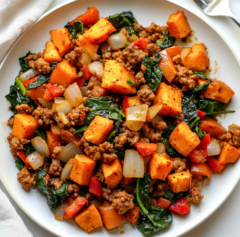 Ground Turkey Sweet Potato Skillet