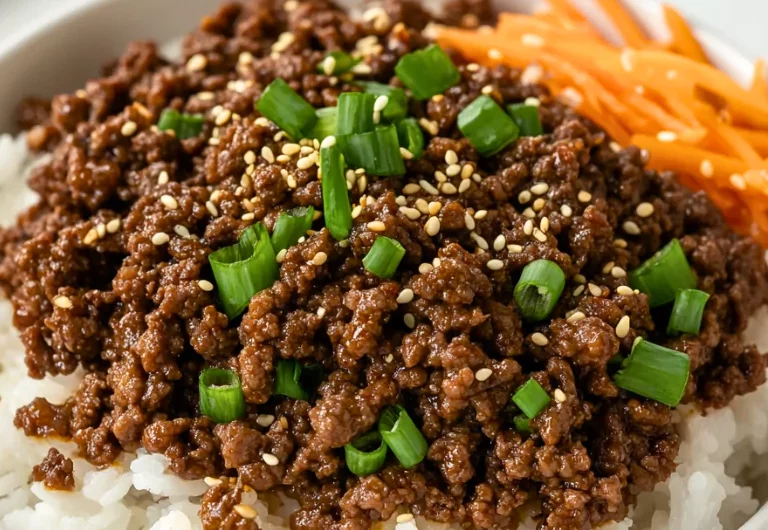 Korean Ground Beef Bowl