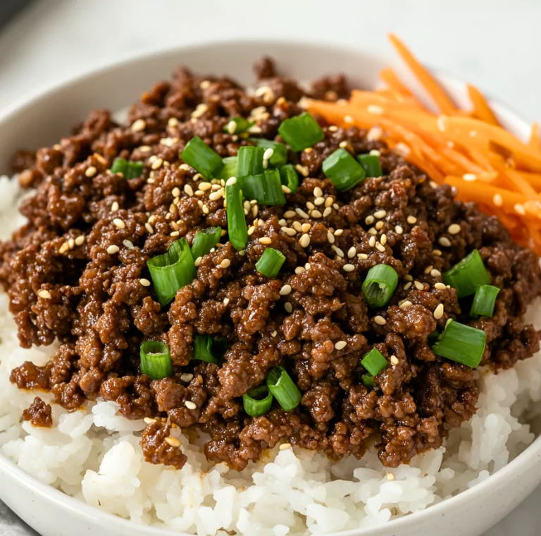 Korean Ground Beef Bowl