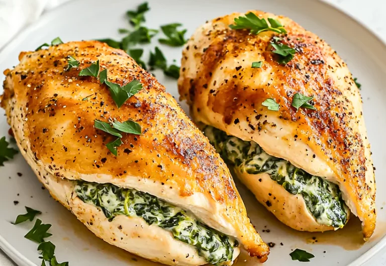 Spinach Stuffed Chicken Breasts