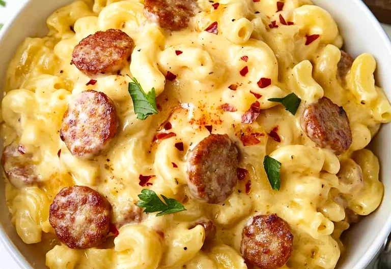 Creamy Sausage Mac And Cheese