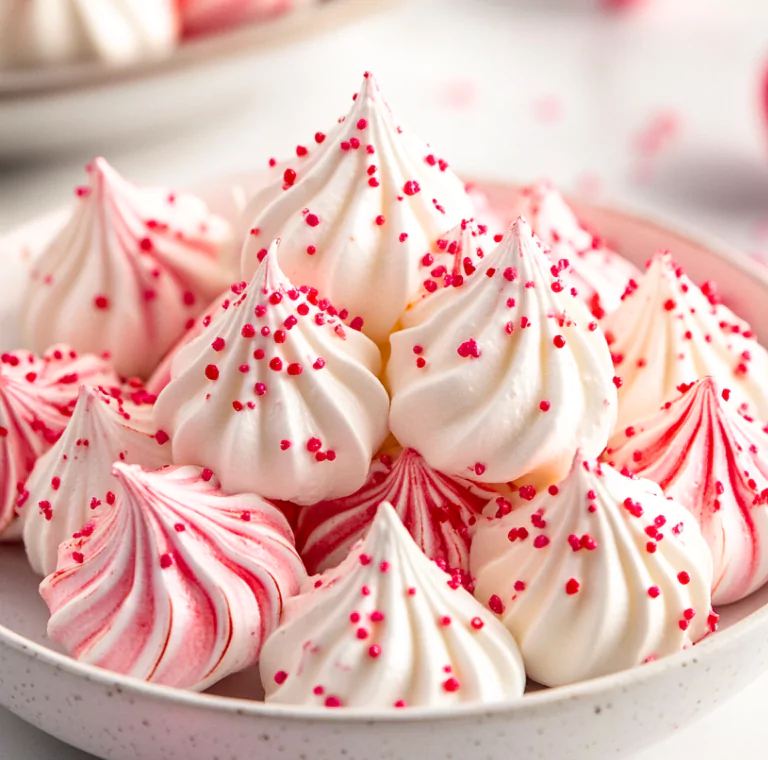 Valentine’s Day Meringue Kisses