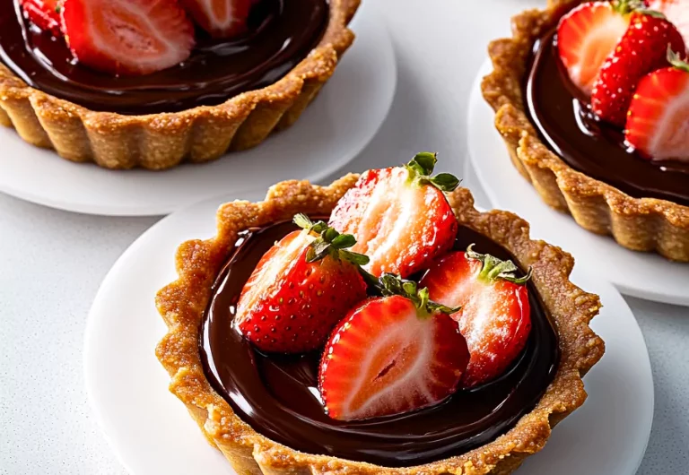 Chocolate Strawberry Tarts