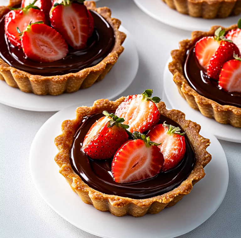 Chocolate Strawberry Tarts