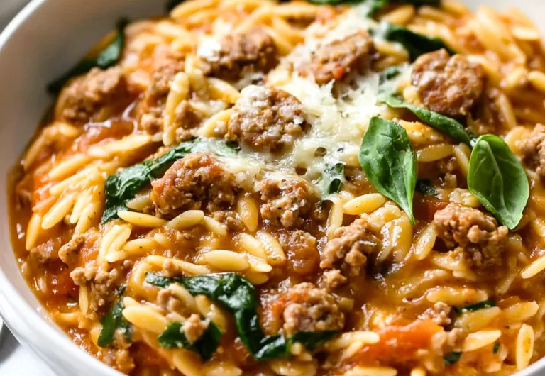 Italian Sausage Orzo