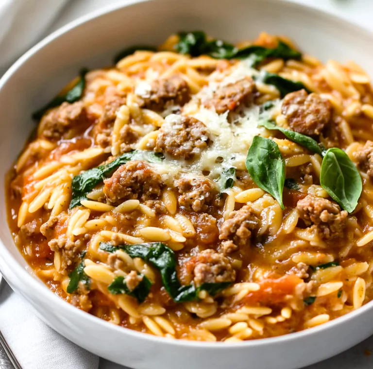 Italian Sausage Orzo