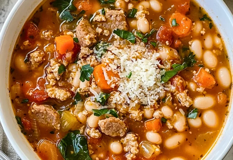 Italian Sausage White Bean Soup