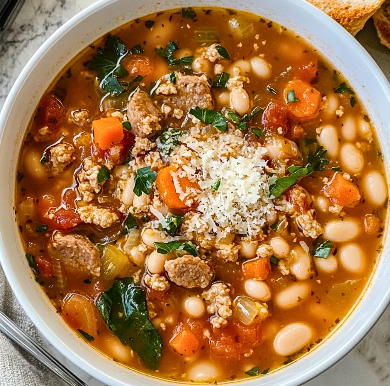 Italian Sausage White Bean Soup